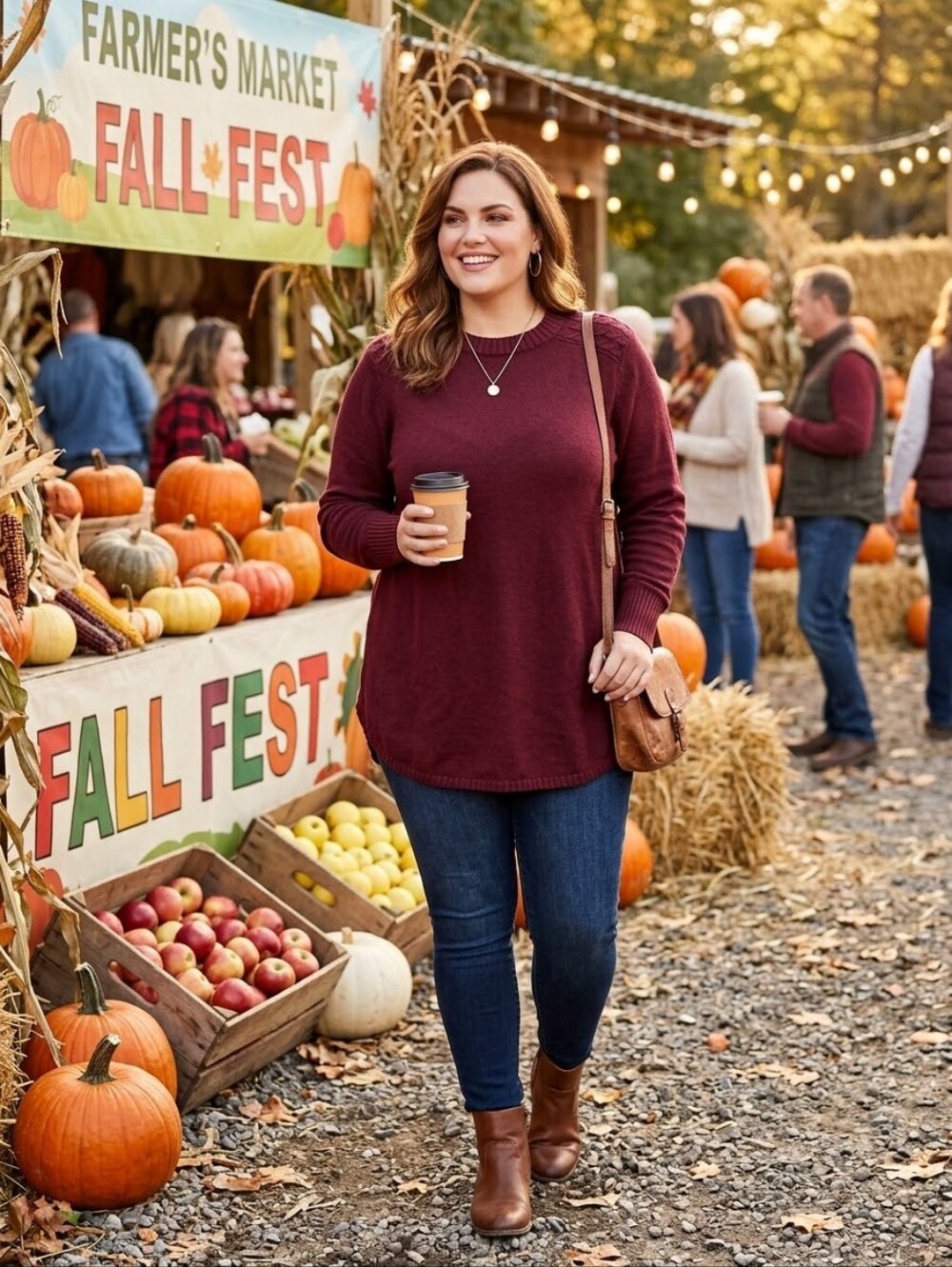 Rafaella Scoop Neck Sweater in Burgundy Wine With Fun Shoulder Details New W Tag